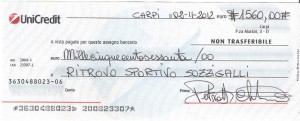 Assegno cena 26-10-12